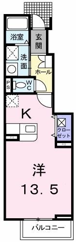 アルバ・ソ－レ Bの間取り画像