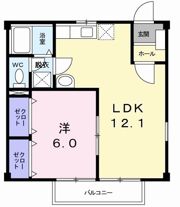 ハイツ ヒサの間取り画像