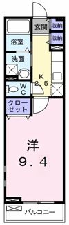 ミール西町の間取り画像