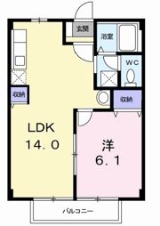 コーポ竹内Ⅰの間取り画像