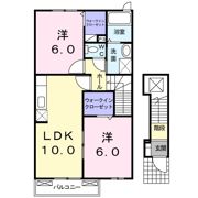 フェリシダ矢蔵 Ⅲの間取り画像