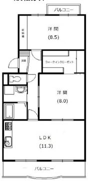 ピアンテ四ツ池の間取り画像