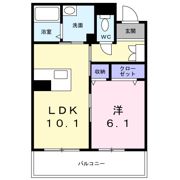 ベレオ ミルフィオーレの間取り画像