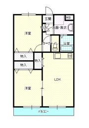 アクアトスカーナの間取り画像