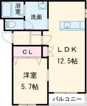 メープルコートネクストの間取り画像