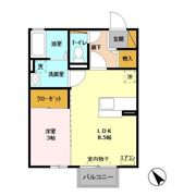サングリエ Aの間取り画像