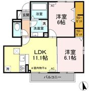 ウィット赤塚橋 Bの間取り画像