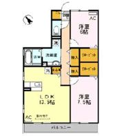 D-room八幡の間取り画像