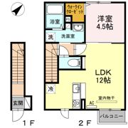 ヴェルソレイユの間取り画像