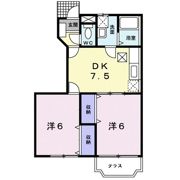 グリーンヒルフジ2の間取り画像
