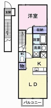 ラ・カーサ・ミーアの間取り画像