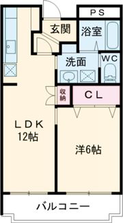 シャトレ壱番館の間取り画像