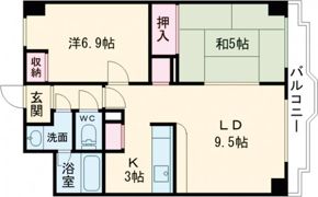 ケントパレス函館の間取り画像