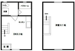 ikka豆津 A棟の間取り画像