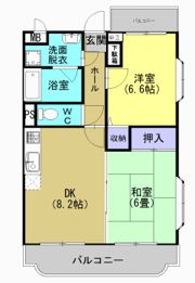 グランディール有村の間取り画像