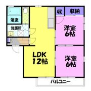 コーポセレナBの間取り画像