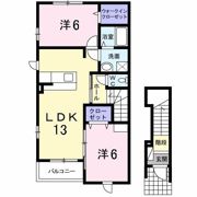 ポラリスⅠの間取り画像