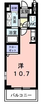 エスポワール土居 Bの間取り画像