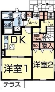 パークサイドAの間取り画像
