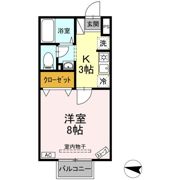 モナリエ勝田の間取り画像
