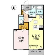 ベルエア ウエストの間取り画像