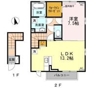 カーサ ルミナスⅡの間取り画像