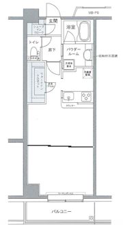 プライムアーバン豊洲の間取り画像