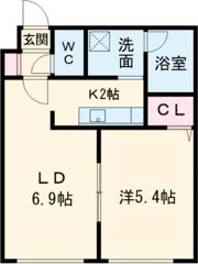 ブランノワール本郷通の間取り画像