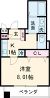 レジデンス富久寿の間取り画像