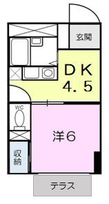 サクセスタウン岸岡 Bの間取り画像