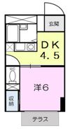 サクセスタウン岸岡 Bの間取り画像