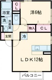 ヴァン ヴェールAの間取り画像