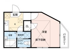 コンフォートベネフィス大橋6の間取り画像