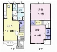 ミルキーウェイ土器 Bの間取り画像