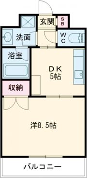 キャッスル水前寺の間取り画像