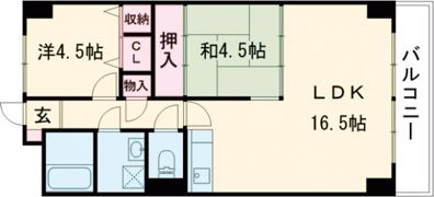 フォレスト壱番館の間取り画像