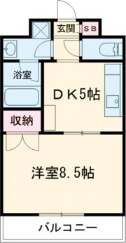キャッスル水前寺の間取り画像