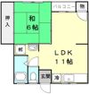 プレゼンス紀伊Ⅱの間取り画像
