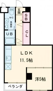 ビスタ長崎の間取り画像