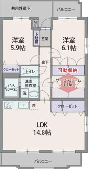 シレンシオ ベルデの間取り画像
