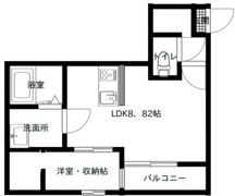 フリートフォルヴィラ古江新町Bの間取り画像