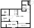 フリートフォルヴィラ古江新町Bの間取り画像