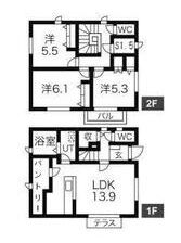 フォレストハウスA棟の間取り画像