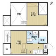 エスポワール堀田(エスポワールホリタ)の間取り画像
