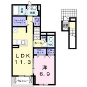 ミルキーウェイ Ⅰの間取り画像