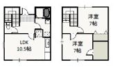 メゾネット Eの間取り画像
