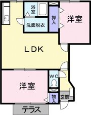 アルコ・イーリスBの間取り画像