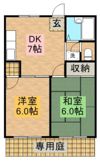サウスコート川上の間取り画像