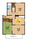 カルム・ロジュマンB棟の間取り画像