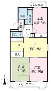 メゾンクレールの間取り画像